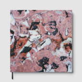 Red and Black Brecciated Marble Stone Texture with ゲストブック (正面)