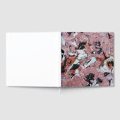 Red and Black Brecciated Marble Stone Texture with ゲストブック (全面)