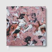 Red and Black Brecciated Marble Stone Texture with ゲストブック (正面)