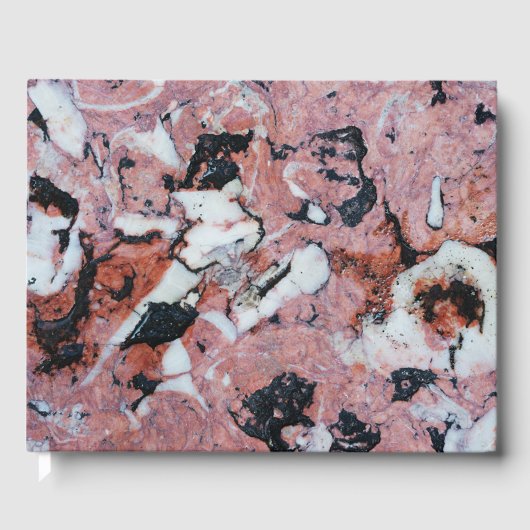 Red and Black Brecciated Marble Stone Texture with ゲストブック (正面)