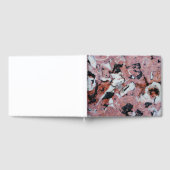 Red and Black Brecciated Marble Stone Texture with ゲストブック (全面)
