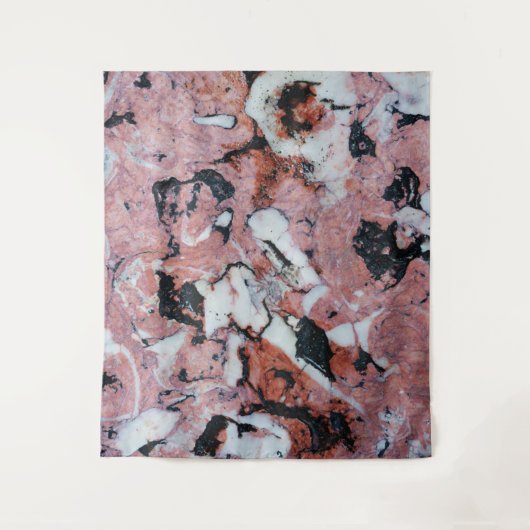Red and Black Brecciated Marble Stone Texture with タペストリー (正面)