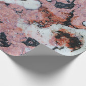 Red and Black Brecciated Marble Stone Texture with ラッピングペーパー (角)