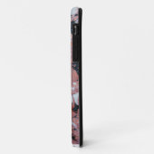 Red and Black Brecciated Marble Stone Texture with Case-Mate iPhoneケース (裏面/左)