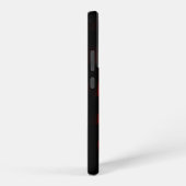 Red and Black Buffalo Plaid Pattern Samsung Galaxyケース (右側面)