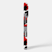 Red and Black Camouflage Personalized Case-Mate iPhoneケース (裏面 / 右)