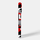 Red and Black Camouflage Personalized Case-Mate iPhoneケース (裏面 / 右)