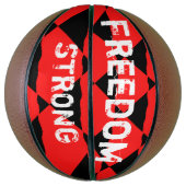 Red and black contemporany art background  バスケットボール (縦)