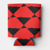 Red and black contemporany art background 缶クーラー (正面)