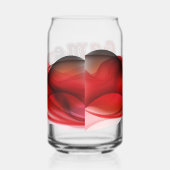 Red and Black Game day ガラス缶 (右)