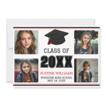 Red and Black Graduation 