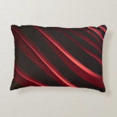 Red and black logo アクセントクッション (裏面)