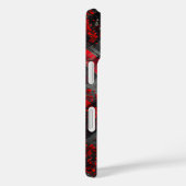 Red and Black Plaid with Floral Accent Case-Mate iPhoneケース (裏面 / 右)