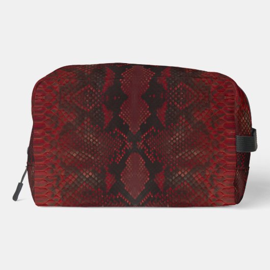 Red and Black Python Print ドップキット (裏面)