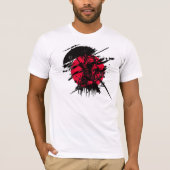 red and black samurai tシャツ (正面)