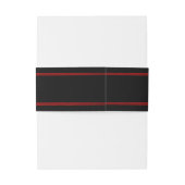 Red and Black Wedding 招待状ベリーバンド (裏面例)