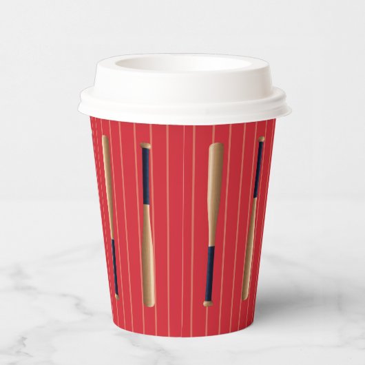 Red and Blue Baseball Birthday 紙コップ (右)