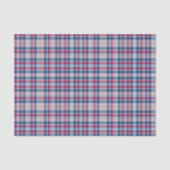 Red and Blue Classic Plaid Pattern 薄葉紙 (正面)