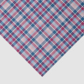Red and Blue Classic Plaid Pattern 薄葉紙 (詳細)