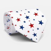 Red And Blue Stars  ネクタイ (ロール)