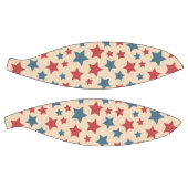 Red and Blue Stars, 4th of July, Beige Background バスケットボール (パネル)