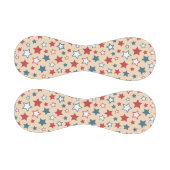 Red and Blue Stars, 4th of July, Beige Background 野球ボール (パネル)