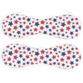 Red and Blue Stars, 4th of July, White Background ソフトボール (パネル)