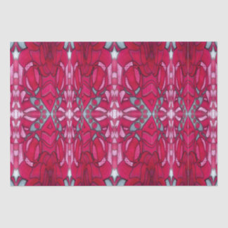 Red and blue tissue paper  薄葉紙