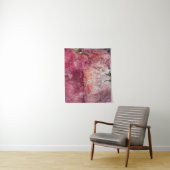 Red and brown abstract painting タペストリー (インサイチュ)
