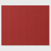 Red and gold art nouveau pattern ラッピングペーパー (フラット)
