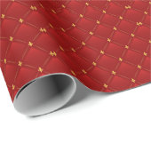 Red and gold art nouveau pattern ラッピングペーパー (ロールコーナー)