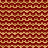 Red and Gold Blanket Personalized Holiday Keepsake フリースブランケット