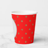 Red and Gold Christmas 紙コップ (裏面)