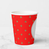 Red and Gold Christmas 紙コップ (正面)