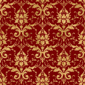 Red and Gold Christmas Custom Throw Blanket Gift フリースブランケット