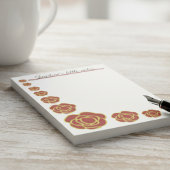 Red And Gold Roses  ポストイット