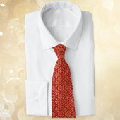 Red and Gold Scrollwork Chinese New Years ネクタイ