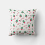 Red and Green Christmas pillow クッション (裏面)