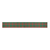 Red and Green Christmas Tartan Plaid グログランリボン (正面)
