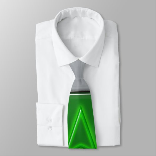 Red and Green Elevator Indicator Button Tie ネクタイ (タイ)