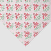 Red and Green Grandmillennial Christmas Damask 薄葉紙 (詳細)