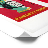 Red and Green Matchbox Label Collage, color ポスター (角)