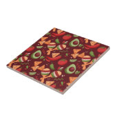 Red And Green Mexican Food タイル (側面)