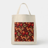 Red And Green Mexican Food トートバッグ (裏面)