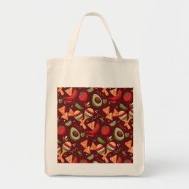 Red And Green Mexican Food トートバッグ