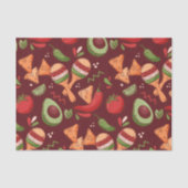 Red And Green Mexican Food 薄葉紙 (正面)