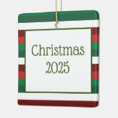 Red and Green Ornament セラミックオーナメント (左)