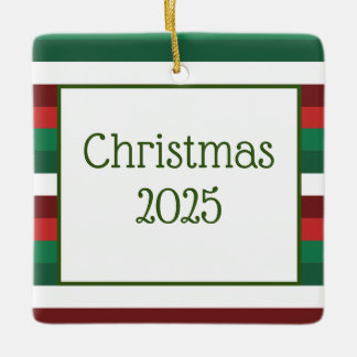 Red and Green Ornament セラミックオーナメント