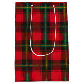 Red and Green Pattern ミディアムペーパーバッグ (裏面)