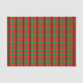 Red and Green Plaid Christmas 薄葉紙 (正面)